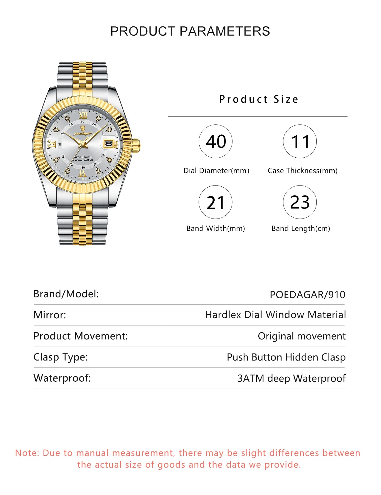 AION Imperial Steel Timepiece