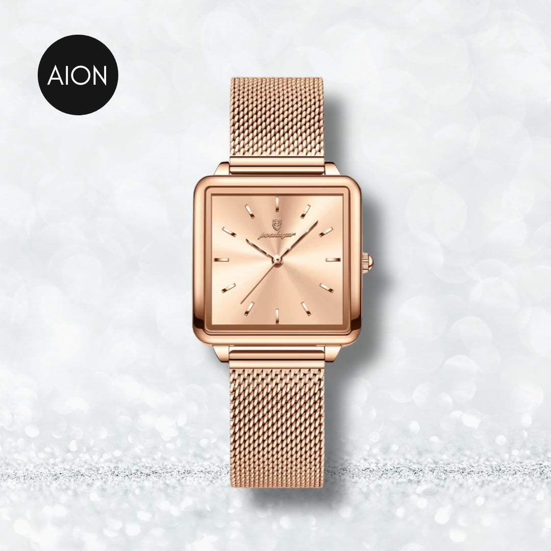 AION Serenade Square Mesh Timepiece
